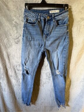Papaya Distressed Light Blue Skinny Jeans